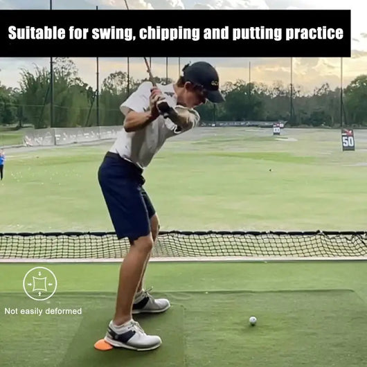 Tapete de Entrenamiento de Golf con Centro de Gravedad Ajustable