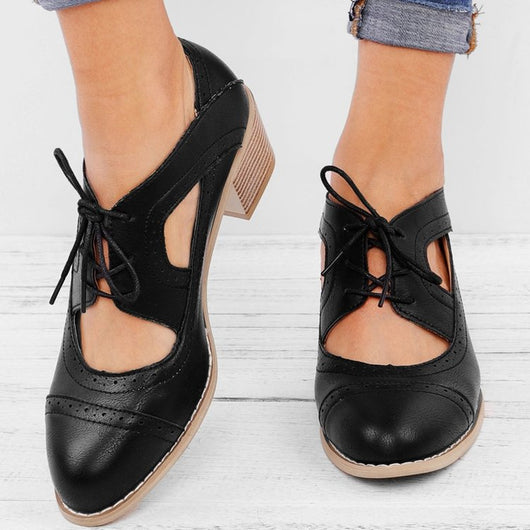 Zapatos Casuales Retro con Cordones - Image 14