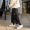 Pantalones Japoneses Sueltos de Color Liso - Comodidad Casual