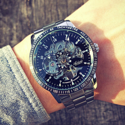 Reloj Mecánico Automático Hueco para Hombre Resistente al Agua - Image 16