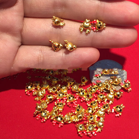 Collar y Pulsera DIY Oro Duro Alce San Valentín con Cuentas - Image 8