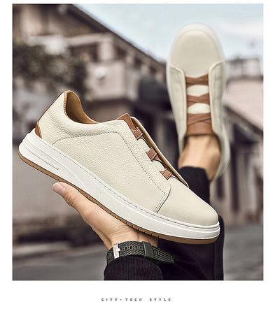 Zapatos Casuales de Cuero Genuino Nobuk - Slip-on Cómodos - Image 13