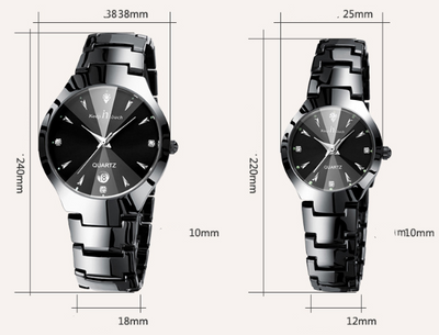 Reloj de Pareja Luminoso con Calendario - Image 3