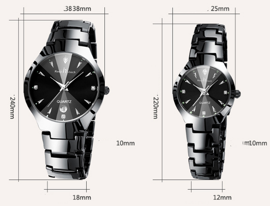 Reloj de Pareja Luminoso con Calendario - Image 3