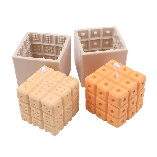 Molde de Silicona Cuadrado para Velas Aromáticas Artesanales - Image 4