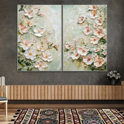 Cuadro Abstracto Flores 3D Texturizado - Arte Moderno Decorativo para Pared - Image 10