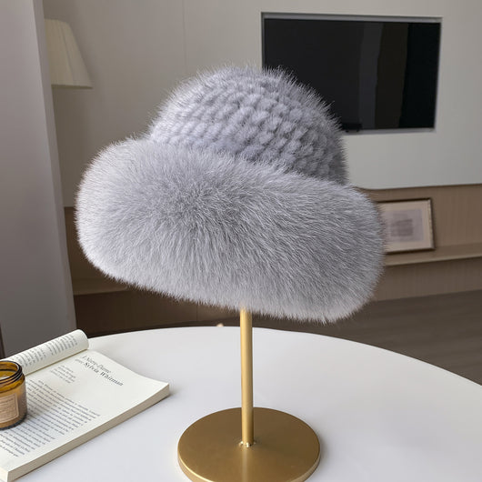 Gorro Bucket de Piel de Visón para Invierno - Calidez y Elegancia - Image 10