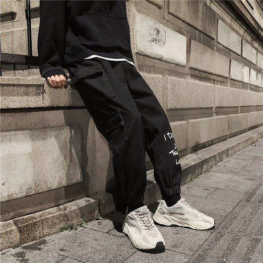 Pantalones Cargo Hip-Hop Retro Holgados para Hombre - Image 7