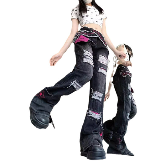 Jeans Flare Rotos con Diseño Desenfadado y Toque Chic - Image 5