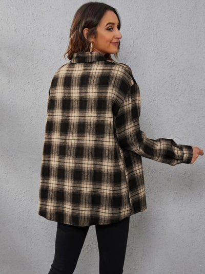 Cardigan Cuadros Suelto para Mujer - Image 21