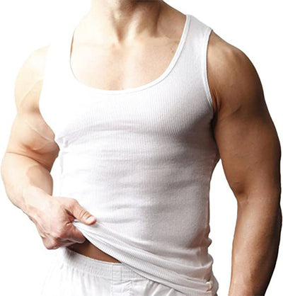 Camiseta Deportiva Sin Mangas Cuello Redondo para Hombre - Image 26