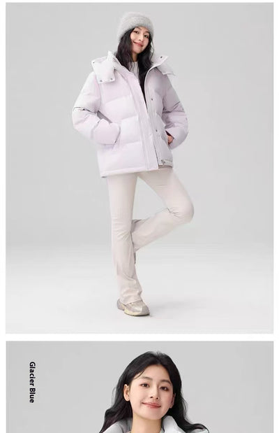 Chaqueta Corta de Algodón con Gorro Desmontable - Image 17