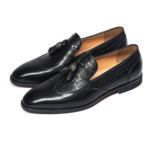 Zapatos de Cuero Artesanales para Hombre - Estilo Business Casual con Borlas - Image 6