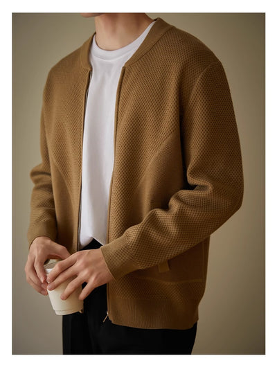 Cardigan de Lana Suelta para Hombre - Estilo Casual y Versátil - Image 13