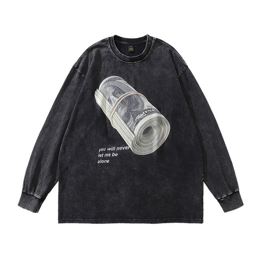 Camiseta Estampado Cartoon Urbano con Efecto Desgastado - Image 22
