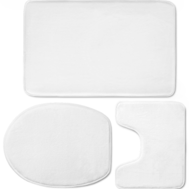Juego de 3 Piezas Moderno para Baño - Tapa de Inodoro y Tapete - Image 22