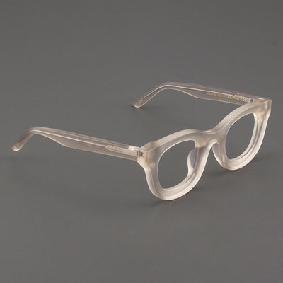 Gafas Cuadradas Retro con Marco Grueso Negro Mate y Bordes Anchos - Image 7