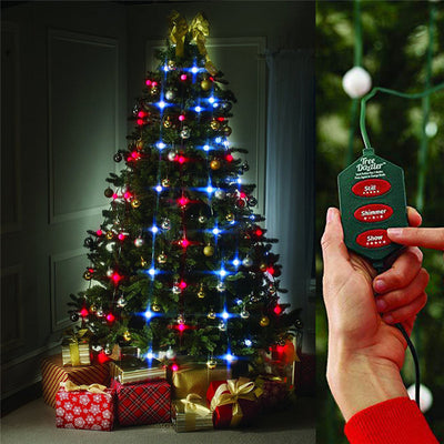 Árbol de Navidad con Proyector de Luces LED - 64 Efectos Luminosos