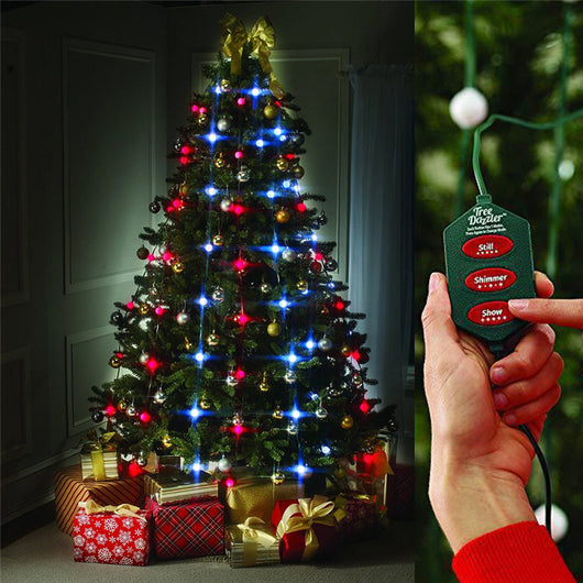 Árbol de Navidad con Proyector de Luces LED - 64 Efectos Luminosos