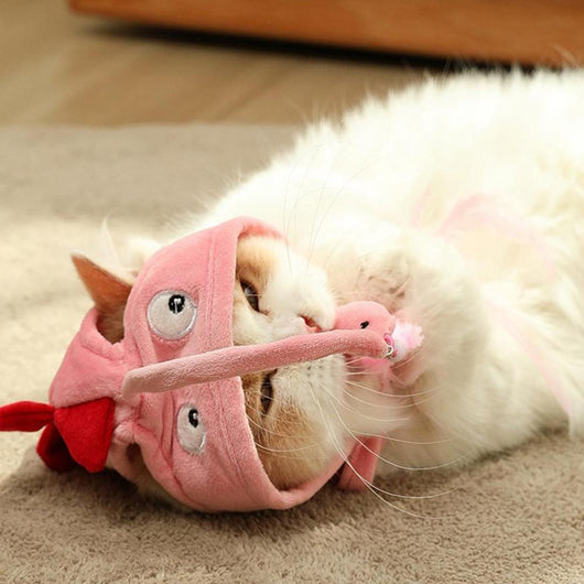 Juguete Interactivo para Gatos con Pluma y Varita - Gato de Ojos Grandes - Image 56