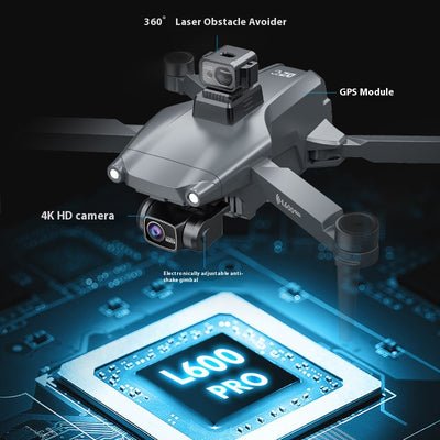 Dron L600PRO con Control Remoto Plegable y Pantalla Transparente