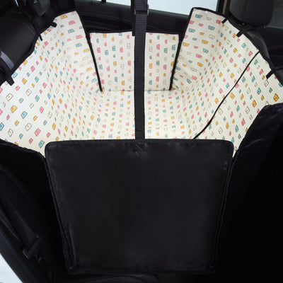 Tapete Protector para Mascotas en Auto - Diseño Impreso Doble Asiento Trasero - Image 16