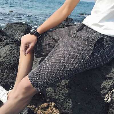 Shorts de Cuadros Hombre Corte Five Points Pantalones Casuales - Image 8