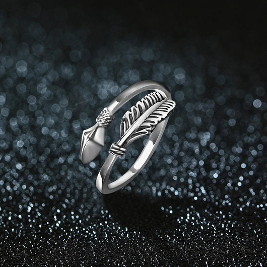 Anillos de Pareja con Flecha del Amor - Diseño Minimalista para Parejas - Image 12
