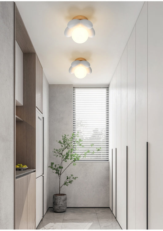 Lámpara de Pared Infantil Flor - Luz Moderna Estilo Crema para Dormitorio - Image 11