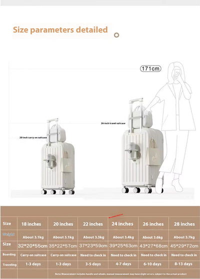 Maleta Compacta con Contraseña - Trolley Ligero y Resistente - Image 17