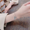 Pulsera de Plata Esterlina con Etiqueta Estrella de Cinco Puntas 1947