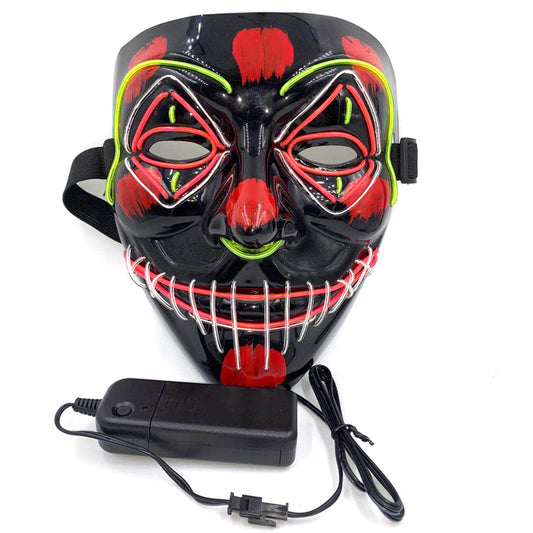 Máscara Fantasma Iluminada EL para Festival de Horror Halloween - Image 2