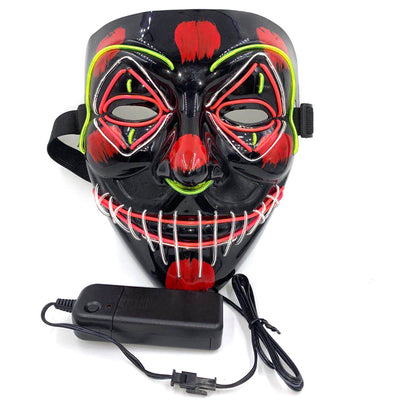 Máscara Fantasma Iluminada EL para Festival de Horror Halloween - Image 2