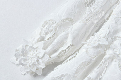 Vestido Hueco Bordado Cintura Esbelta para Mujer - Image 15