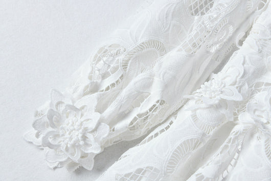 Vestido Hueco Bordado Cintura Esbelta para Mujer - Image 15