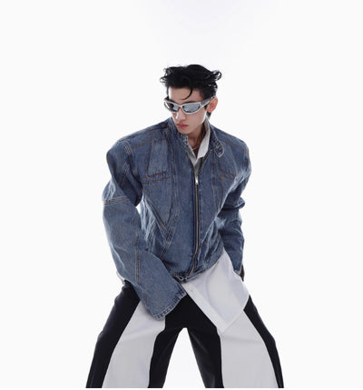 Chaqueta Vaquera Corta Estilo Americano para Hombre - Primavera y Otoño - Image 6
