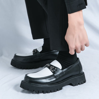 Zapatos Casuales de Cuero con Plataforma para Hombre - Image 6