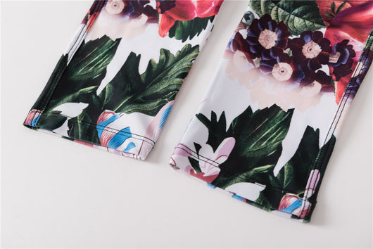 Leggings Falda Estampado Mariposas Floral Retro - Image 23