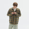 Camisa de Cuadros Vintage con Textura Brushed