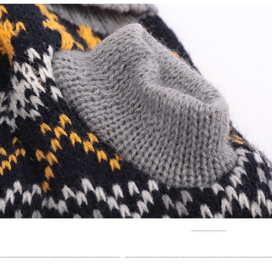Suéter para Gato Multicolor con Cuello Solapa - Diseño Casual - Image 25
