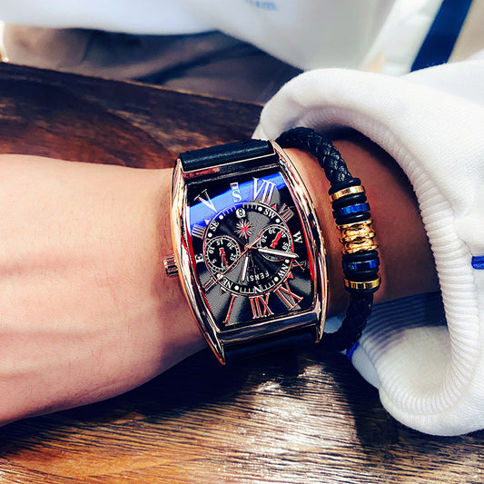 Reloj de Cuarzo con Esfera Grande y Diseño Creativo