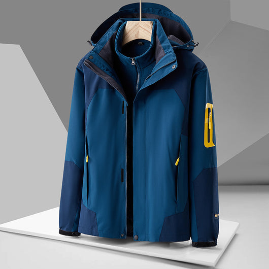 Chaqueta Impermeable Cortavientos con Forro Interior Desmontable - Image 2