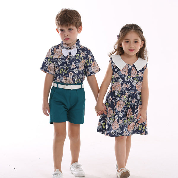 Conjunto Infantil: Pantalón Corto Casual con Cinturón