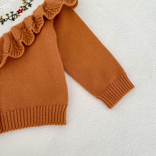 Cardigan de Encaje de Algodón para Bebé Niña - Manga Larga Otoño - Image 12