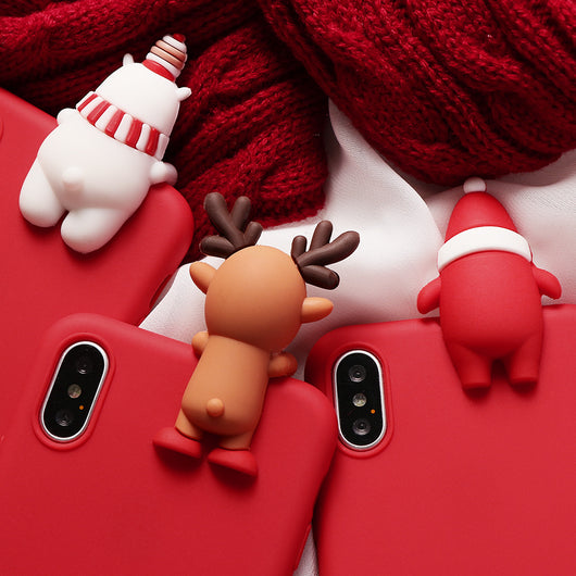 Funda para Celular Navideña Papá Noel Arcoíris Suave - Image 11