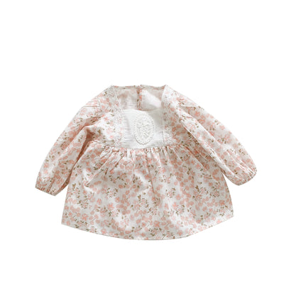 Vestido Infantil Enterizo Flores Triángulo - Image 4