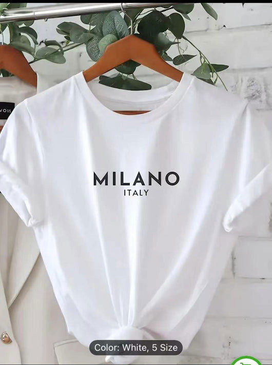 Camiseta Estampada Cuello Redondo para Primavera y Verano - Image 7