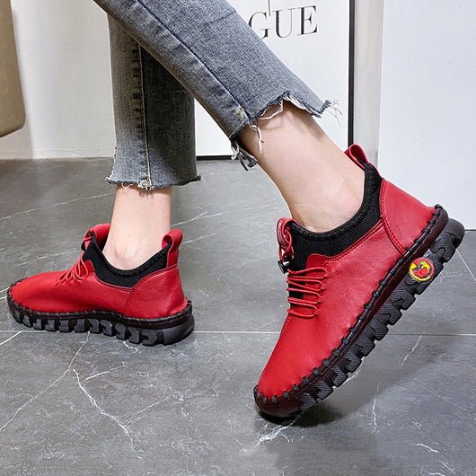 Zapatos Oxford de Cuero Genuino con Suela Blanda para Mujer - Comodidad Total - Image 11