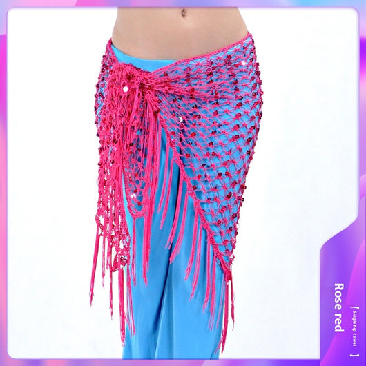 Falda Cadera Triangular con Lentejuelas Sirena - Image 11