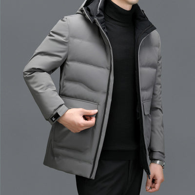 Chaqueta de Invierno para Hombre con Capucha Desmontable - Image 6